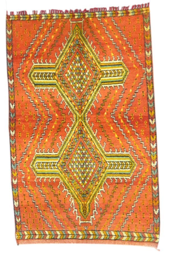 Vintage Moroccan Rug-c 2384-44