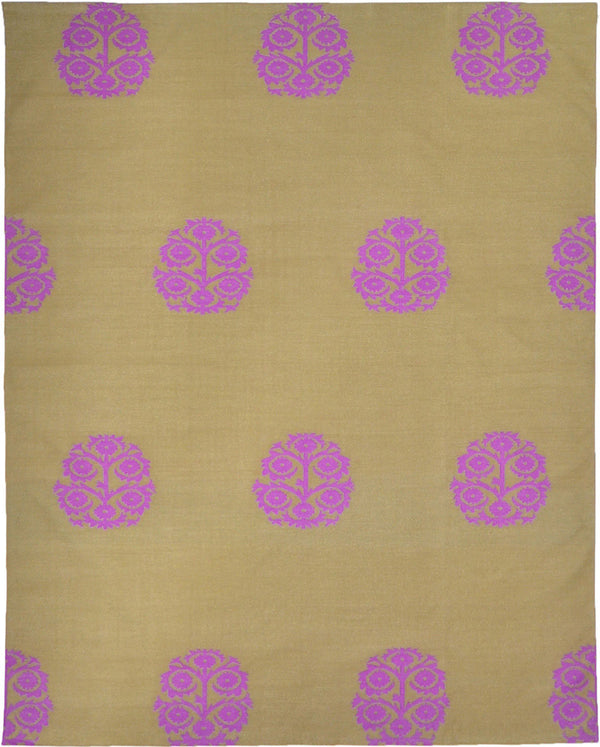 Anaar Cotton Dhurrie-brown-pink 2448C6