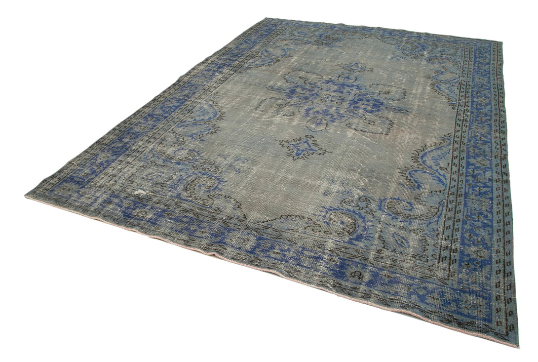 Handmade Overdyed Area Rug > Design# OL-AC-16980 > Size: 7'-5" x 10'-2", Carpet Culture Rugs, Handmade Rugs, NYC Rugs, New Rugs, Shop Rugs, Rug Store, Outlet Rugs, SoHo Rugs, Rugs in USA