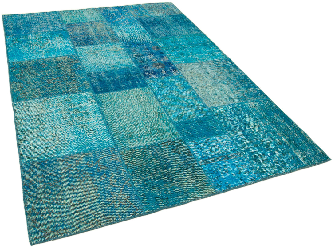 Handmade Patchwork Area Rug > Design# OL-AC-20166 > Size: 5'-7" x 8'-0", Carpet Culture Rugs, Handmade Rugs, NYC Rugs, New Rugs, Shop Rugs, Rug Store, Outlet Rugs, SoHo Rugs, Rugs in USA