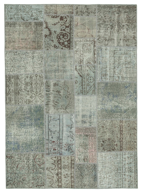 Handmade Patchwork Area Rug > Design# OL-AC-20865 > Size: 5'-7" x 7'-10", Carpet Culture Rugs, Handmade Rugs, NYC Rugs, New Rugs, Shop Rugs, Rug Store, Outlet Rugs, SoHo Rugs, Rugs in USA