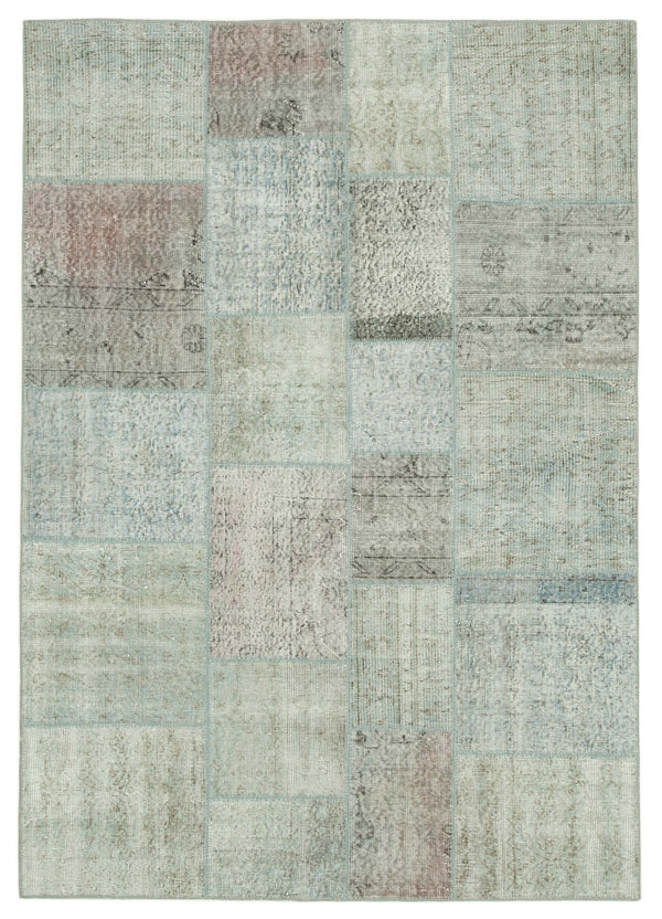 Handmade Patchwork Area Rug > Design# OL-AC-20925 > Size: 5'-7" x 7'-11", Carpet Culture Rugs, Handmade Rugs, NYC Rugs, New Rugs, Shop Rugs, Rug Store, Outlet Rugs, SoHo Rugs, Rugs in USA