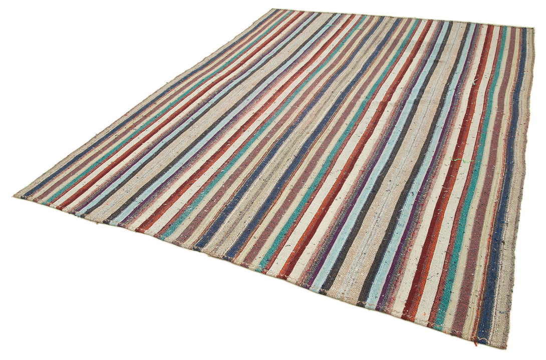 Handmade Kilim Area Rug > Design# OL-AC-22023 > Size: 7'-4" x 9'-10", Carpet Culture Rugs, Handmade Rugs, NYC Rugs, New Rugs, Shop Rugs, Rug Store, Outlet Rugs, SoHo Rugs, Rugs in USA