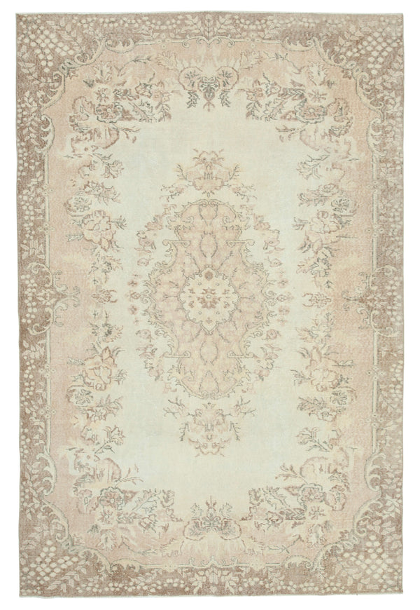 Handmade White Wash Area Rug > Design# OL-AC-22474 > Size: 6'-6" x 9'-9", Carpet Culture Rugs, Handmade Rugs, NYC Rugs, New Rugs, Shop Rugs, Rug Store, Outlet Rugs, SoHo Rugs, Rugs in USA