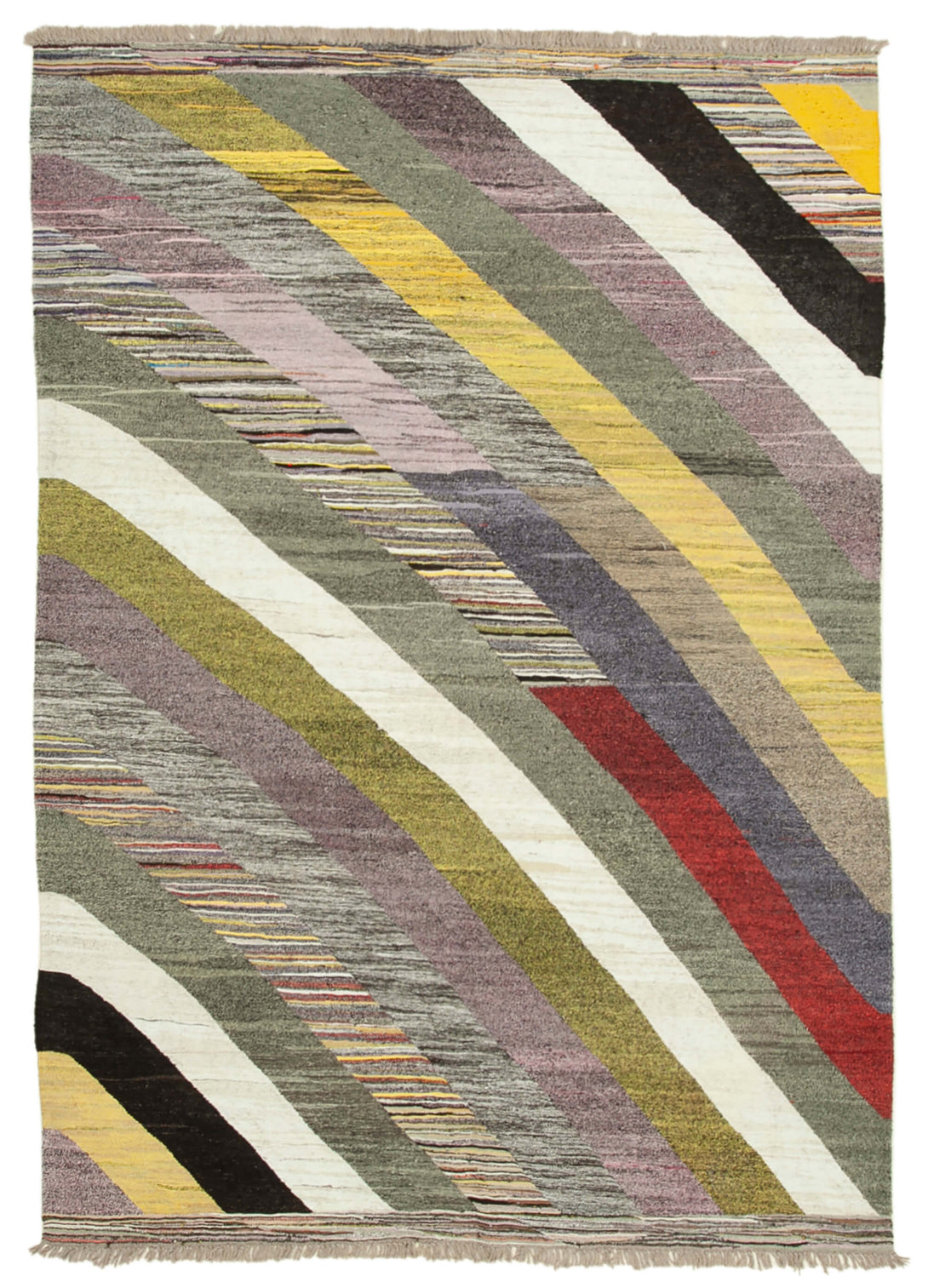 Handmade Flatweave Area Rug > Design# OL-AC-22767 > Size: 6'-11" x 10'-5", Carpet Culture Rugs, Handmade Rugs, NYC Rugs, New Rugs, Shop Rugs, Rug Store, Outlet Rugs, SoHo Rugs, Rugs in USA