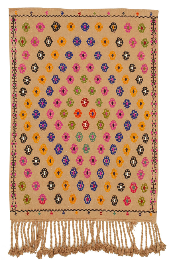 Handmade Kilim Area Rug > Design# OL-AC-23466 > Size: 3'-3" x 4'-7", Carpet Culture Rugs, Handmade Rugs, NYC Rugs, New Rugs, Shop Rugs, Rug Store, Outlet Rugs, SoHo Rugs, Rugs in USA