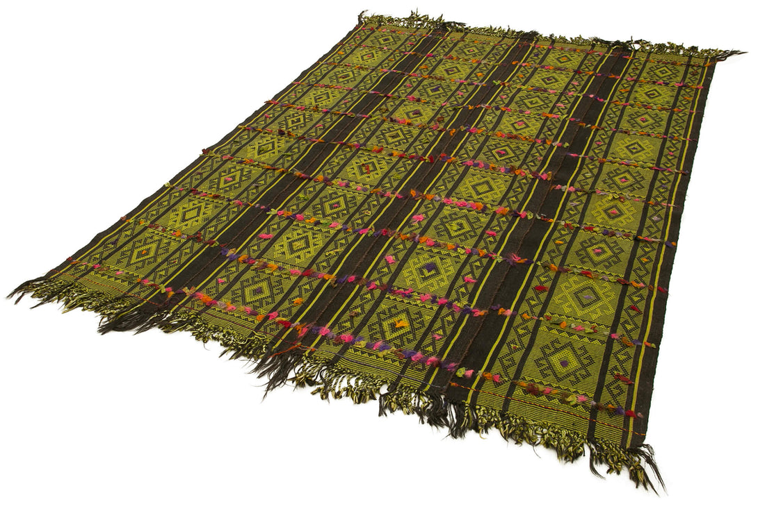 Handmade Kilim Area Rug > Design# OL-AC-23488 > Size: 5'-9" x 7'-10", Carpet Culture Rugs, Handmade Rugs, NYC Rugs, New Rugs, Shop Rugs, Rug Store, Outlet Rugs, SoHo Rugs, Rugs in USA