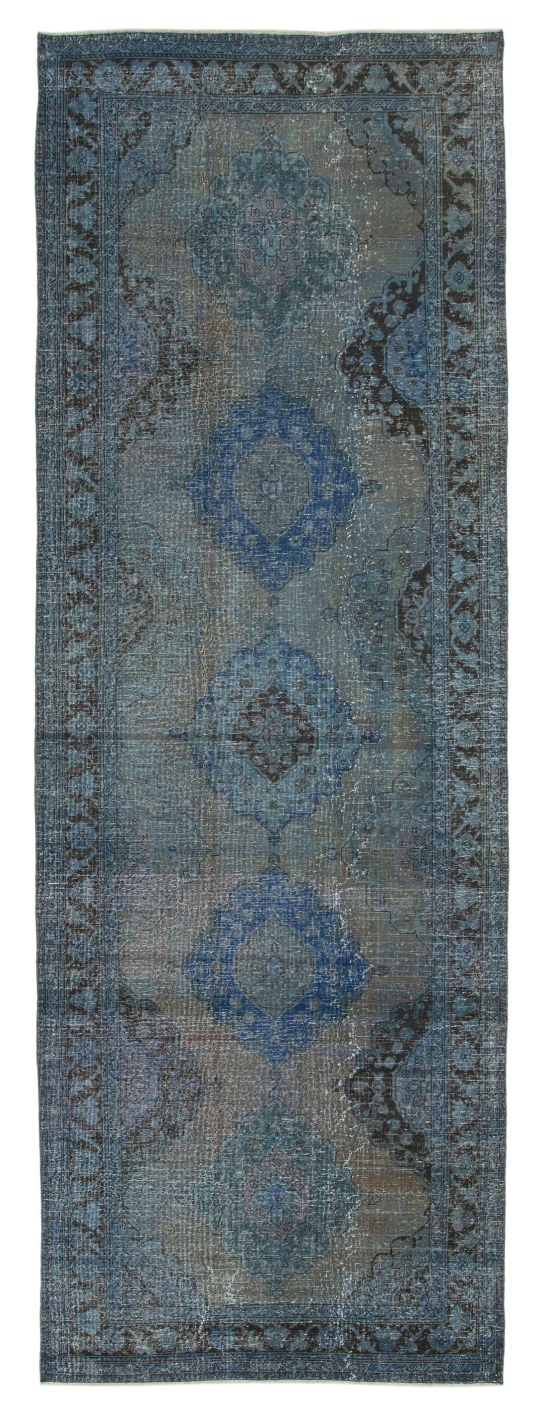 Handmade Overdyed Runner > Design# OL-AC-24174 > Size: 4'-6" x 13'-3", Carpet Culture Rugs, Handmade Rugs, NYC Rugs, New Rugs, Shop Rugs, Rug Store, Outlet Rugs, SoHo Rugs, Rugs in USA