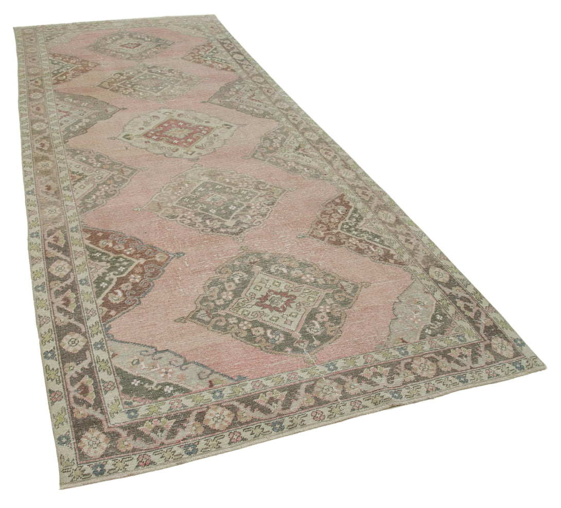 Handmade Vintage Runner > Design# OL-AC-24204 > Size: 4'-10" x 12'-3", Carpet Culture Rugs, Handmade Rugs, NYC Rugs, New Rugs, Shop Rugs, Rug Store, Outlet Rugs, SoHo Rugs, Rugs in USA