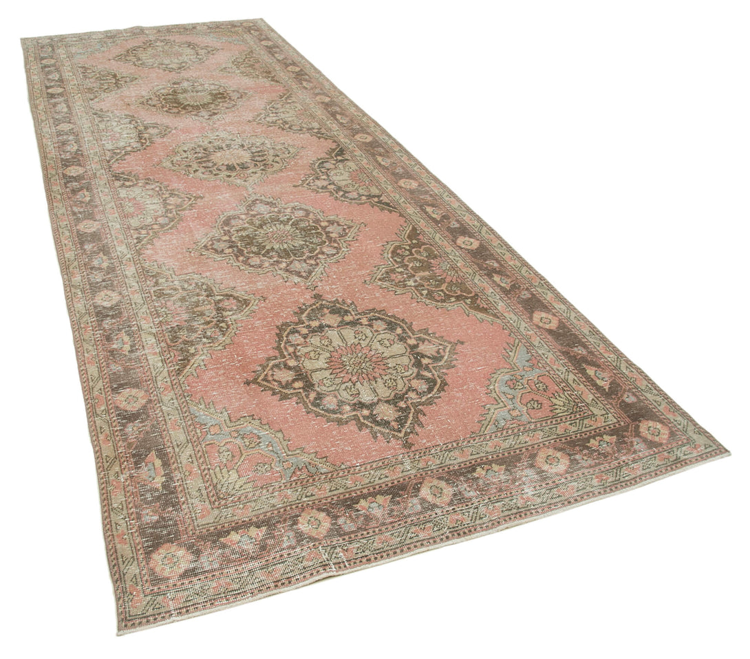 Handmade Vintage Runner > Design# OL-AC-24206 > Size: 4'-9" x 12'-10", Carpet Culture Rugs, Handmade Rugs, NYC Rugs, New Rugs, Shop Rugs, Rug Store, Outlet Rugs, SoHo Rugs, Rugs in USA