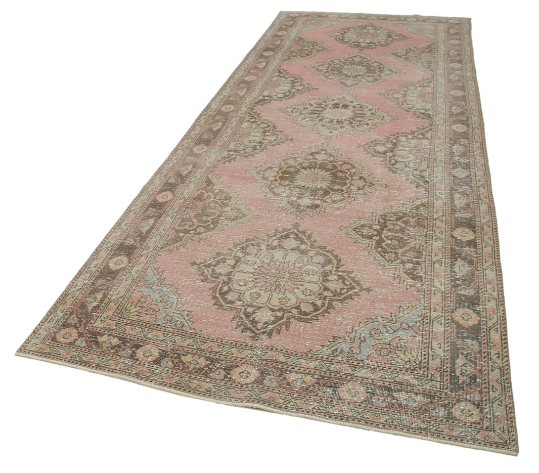Handmade Vintage Runner > Design# OL-AC-24206 > Size: 4'-9" x 12'-10", Carpet Culture Rugs, Handmade Rugs, NYC Rugs, New Rugs, Shop Rugs, Rug Store, Outlet Rugs, SoHo Rugs, Rugs in USA