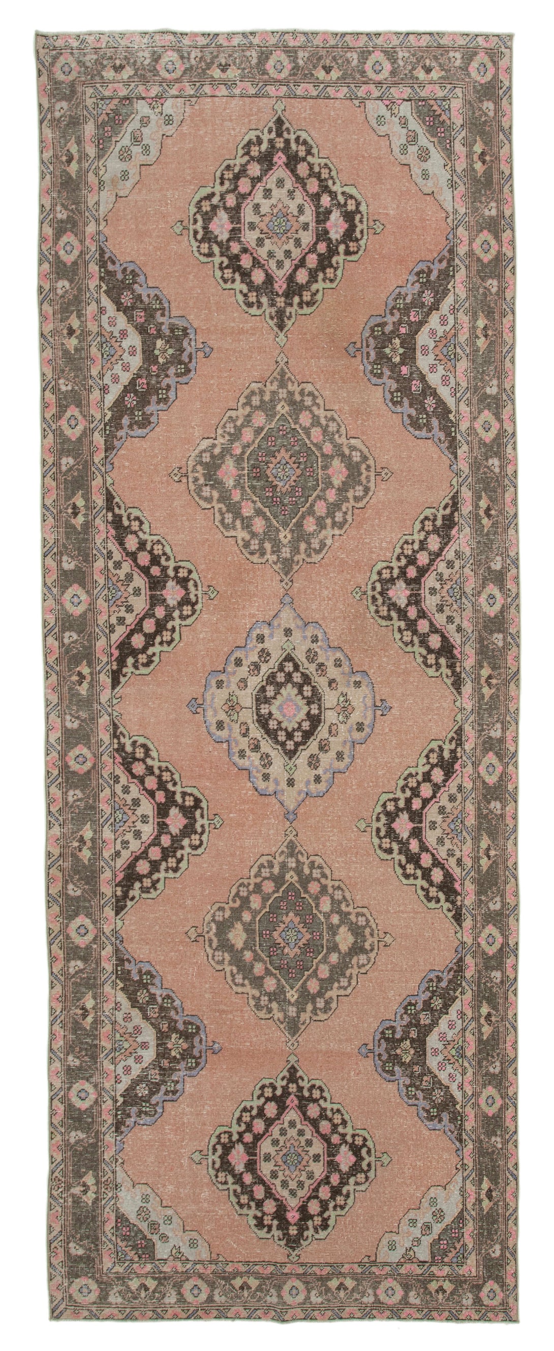 Handmade Vintage Runner > Design# OL-AC-24211 > Size: 4'-9" x 12'-10", Carpet Culture Rugs, Handmade Rugs, NYC Rugs, New Rugs, Shop Rugs, Rug Store, Outlet Rugs, SoHo Rugs, Rugs in USA