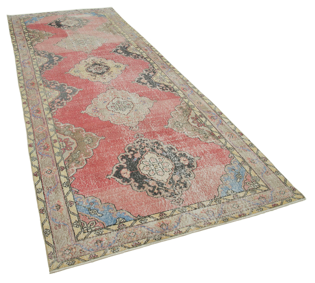 Handmade Vintage Runner > Design# OL-AC-24212 > Size: 4'-9" x 12'-10", Carpet Culture Rugs, Handmade Rugs, NYC Rugs, New Rugs, Shop Rugs, Rug Store, Outlet Rugs, SoHo Rugs, Rugs in USA