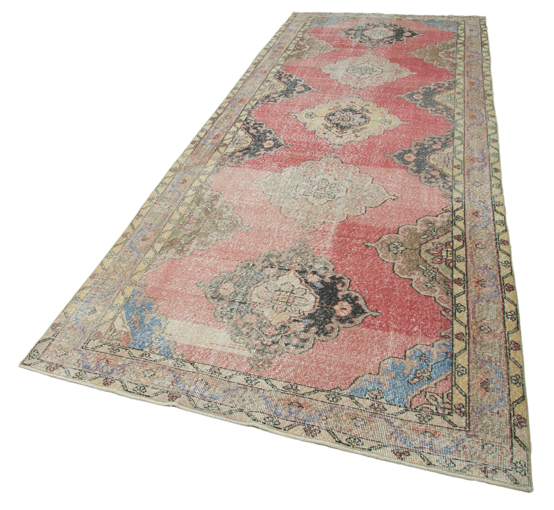 Handmade Vintage Runner > Design# OL-AC-24212 > Size: 4'-9" x 12'-10", Carpet Culture Rugs, Handmade Rugs, NYC Rugs, New Rugs, Shop Rugs, Rug Store, Outlet Rugs, SoHo Rugs, Rugs in USA