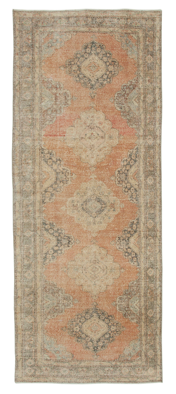 Handmade Vintage Runner > Design# OL-AC-24250 > Size: 4'-10" x 12'-2", Carpet Culture Rugs, Handmade Rugs, NYC Rugs, New Rugs, Shop Rugs, Rug Store, Outlet Rugs, SoHo Rugs, Rugs in USA