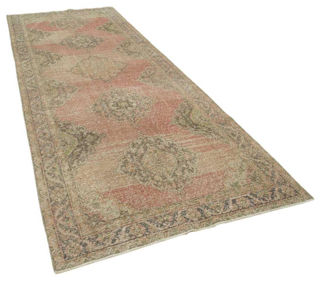 Handmade Vintage Runner > Design# OL-AC-24261 > Size: 4'-9" x 12'-5", Carpet Culture Rugs, Handmade Rugs, NYC Rugs, New Rugs, Shop Rugs, Rug Store, Outlet Rugs, SoHo Rugs, Rugs in USA