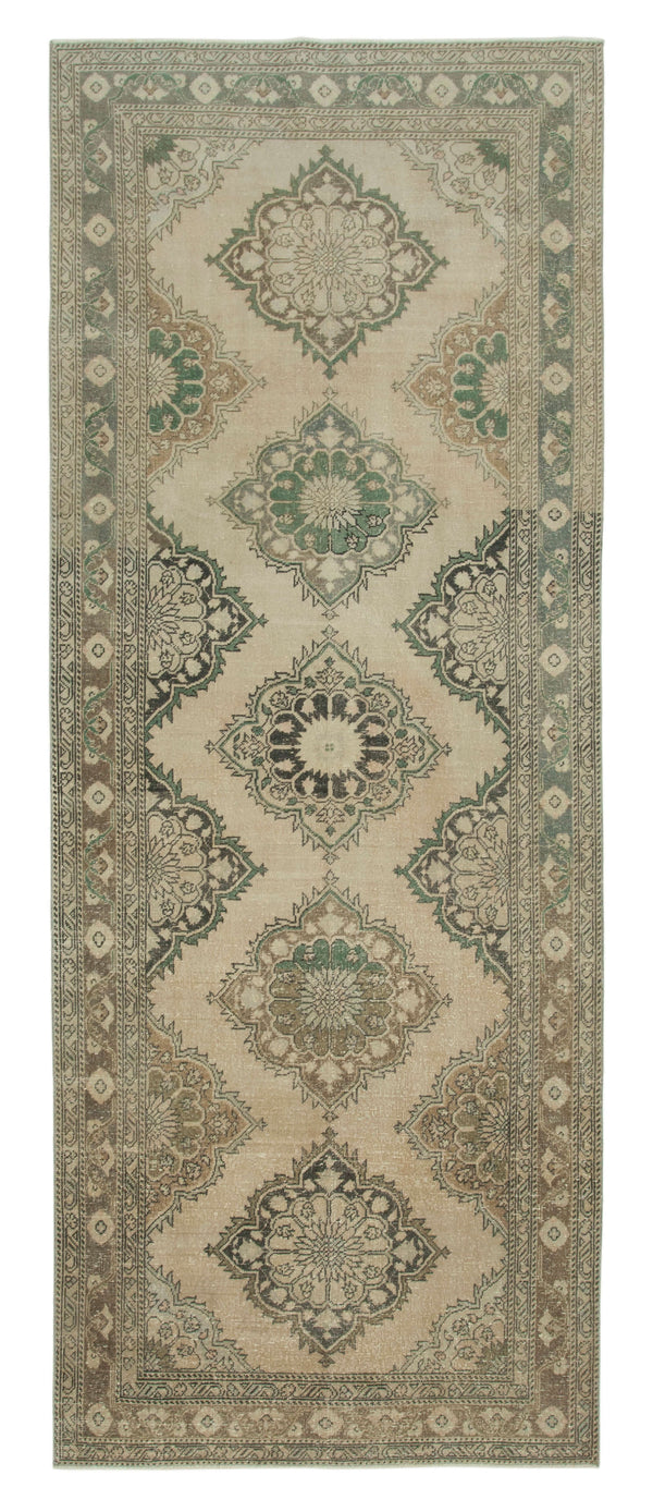 Handmade Vintage Runner > Design# OL-AC-24262 > Size: 4'-9" x 12'-2", Carpet Culture Rugs, Handmade Rugs, NYC Rugs, New Rugs, Shop Rugs, Rug Store, Outlet Rugs, SoHo Rugs, Rugs in USA