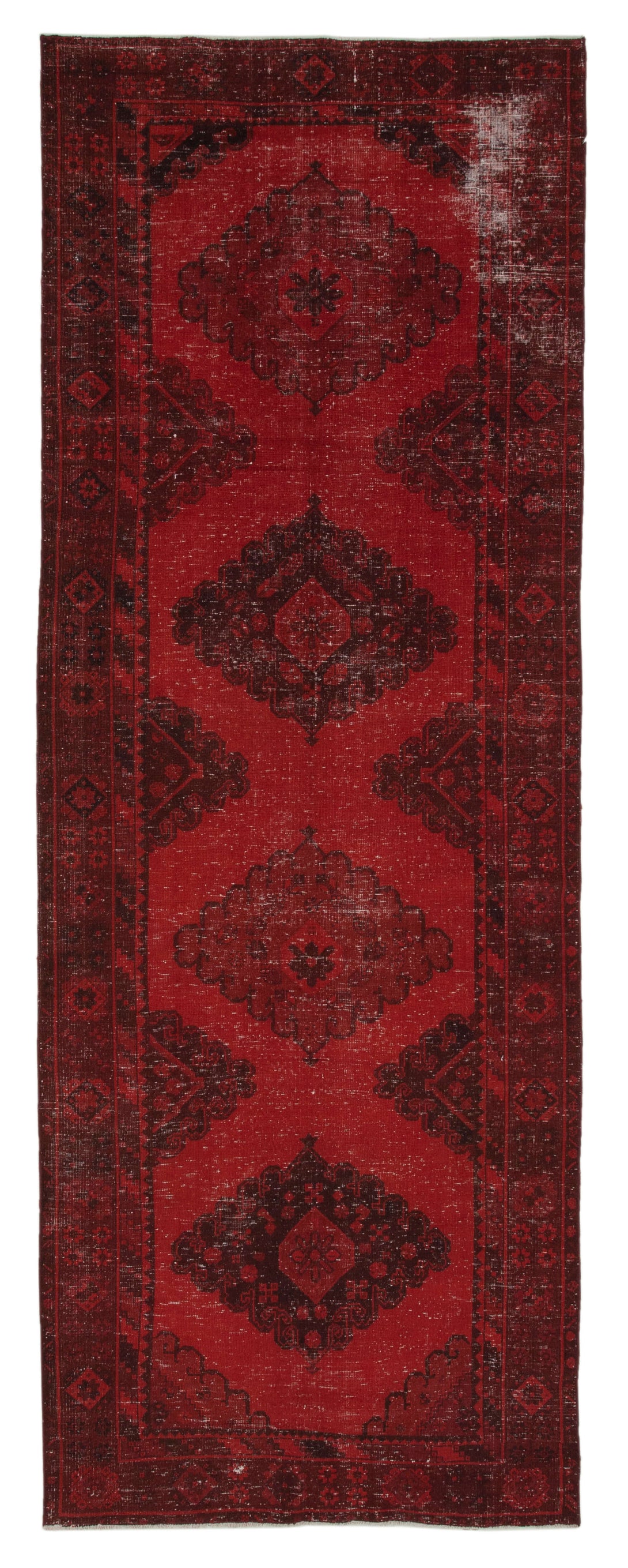Handmade Overdyed Runner > Design# OL-AC-24289 > Size: 4'-7" x 12'-10", Carpet Culture Rugs, Handmade Rugs, NYC Rugs, New Rugs, Shop Rugs, Rug Store, Outlet Rugs, SoHo Rugs, Rugs in USA