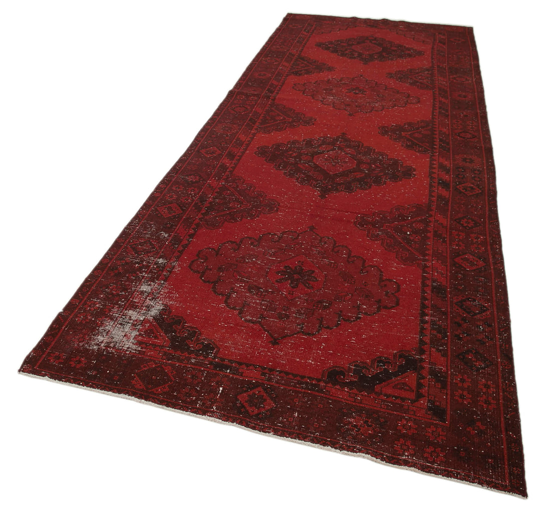 Handmade Overdyed Runner > Design# OL-AC-24289 > Size: 4'-7" x 12'-10", Carpet Culture Rugs, Handmade Rugs, NYC Rugs, New Rugs, Shop Rugs, Rug Store, Outlet Rugs, SoHo Rugs, Rugs in USA
