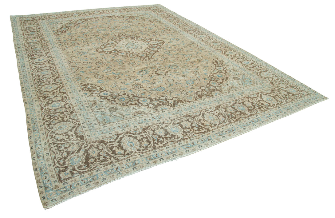 Handmade Persian Vintage Area Rug > Design# OL-AC-24371 > Size: 9'-5" x 12'-7", Carpet Culture Rugs, Handmade Rugs, NYC Rugs, New Rugs, Shop Rugs, Rug Store, Outlet Rugs, SoHo Rugs, Rugs in USA