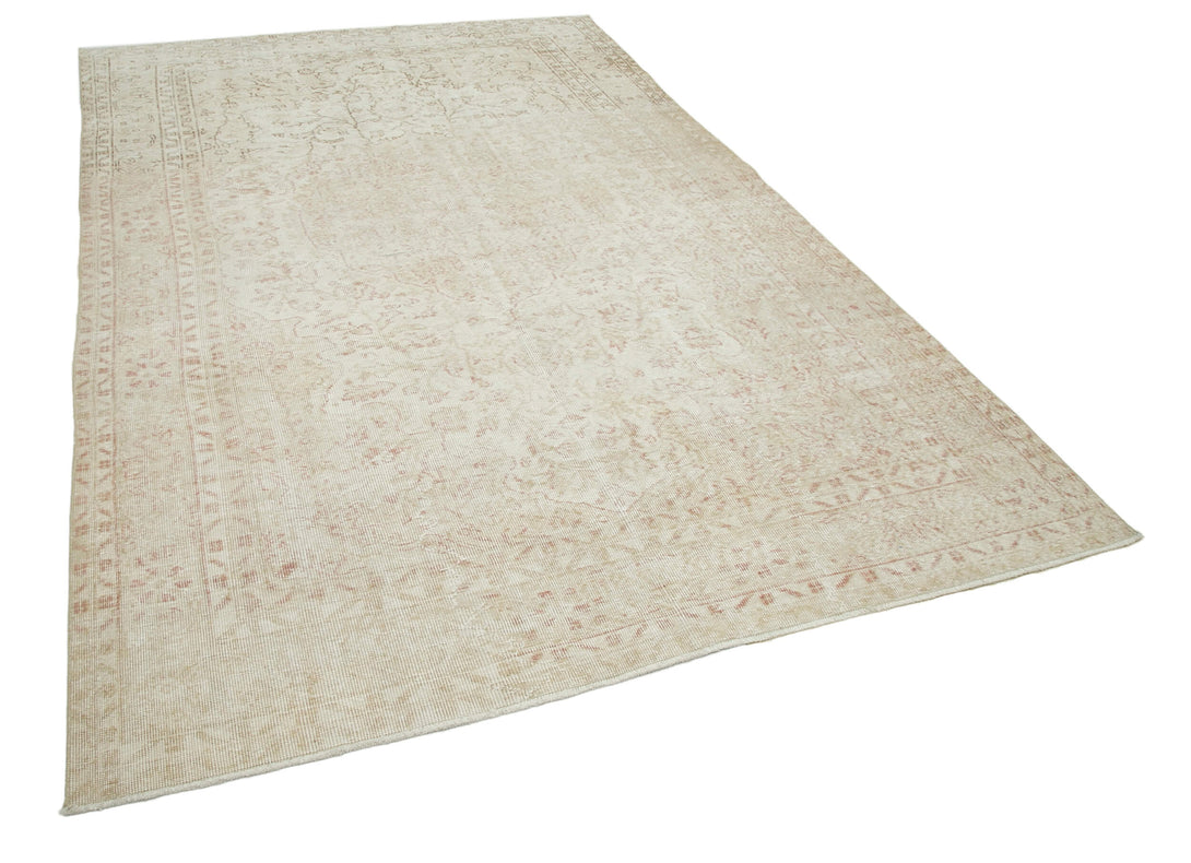 Handmade White Wash Area Rug > Design# OL-AC-24957 > Size: 6'-4" x 9'-11", Carpet Culture Rugs, Handmade Rugs, NYC Rugs, New Rugs, Shop Rugs, Rug Store, Outlet Rugs, SoHo Rugs, Rugs in USA