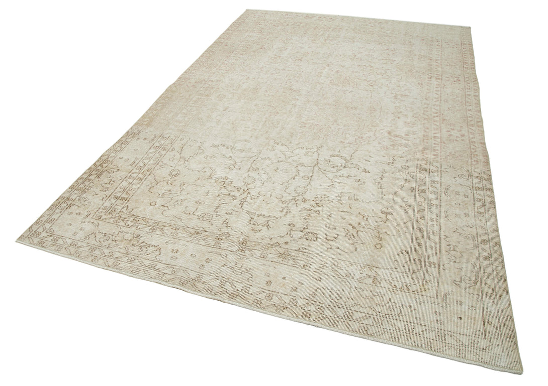Handmade White Wash Area Rug > Design# OL-AC-24957 > Size: 6'-4" x 9'-11", Carpet Culture Rugs, Handmade Rugs, NYC Rugs, New Rugs, Shop Rugs, Rug Store, Outlet Rugs, SoHo Rugs, Rugs in USA
