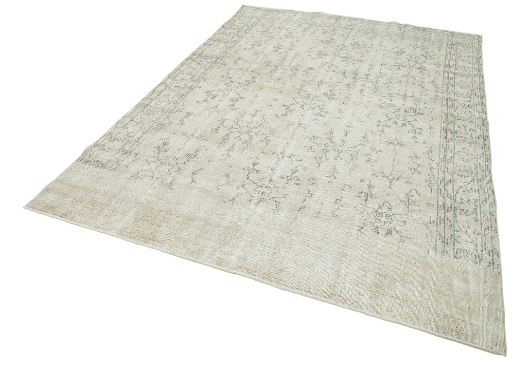 Handmade White Wash Area Rug > Design# OL-AC-24965 > Size: 6'-9" x 9'-9", Carpet Culture Rugs, Handmade Rugs, NYC Rugs, New Rugs, Shop Rugs, Rug Store, Outlet Rugs, SoHo Rugs, Rugs in USA
