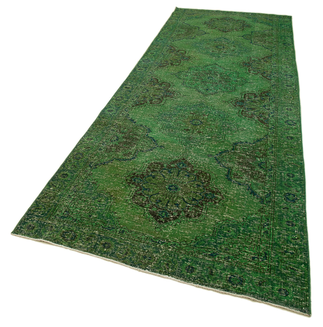 Handmade Overdyed Runner > Design# OL-AC-2505 > Size: 4'-4" x 12'-8", Carpet Culture Rugs, Handmade Rugs, NYC Rugs, New Rugs, Shop Rugs, Rug Store, Outlet Rugs, SoHo Rugs, Rugs in USA
