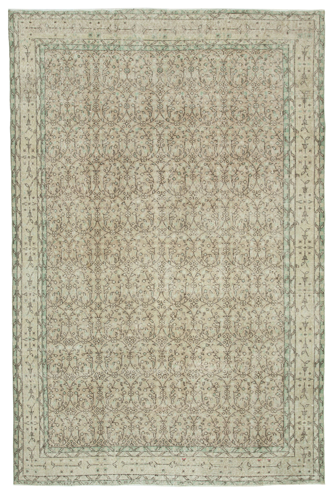Handmade White Wash Area Rug > Design# OL-AC-25075 > Size: 6'-6" x 10'-1", Carpet Culture Rugs, Handmade Rugs, NYC Rugs, New Rugs, Shop Rugs, Rug Store, Outlet Rugs, SoHo Rugs, Rugs in USA