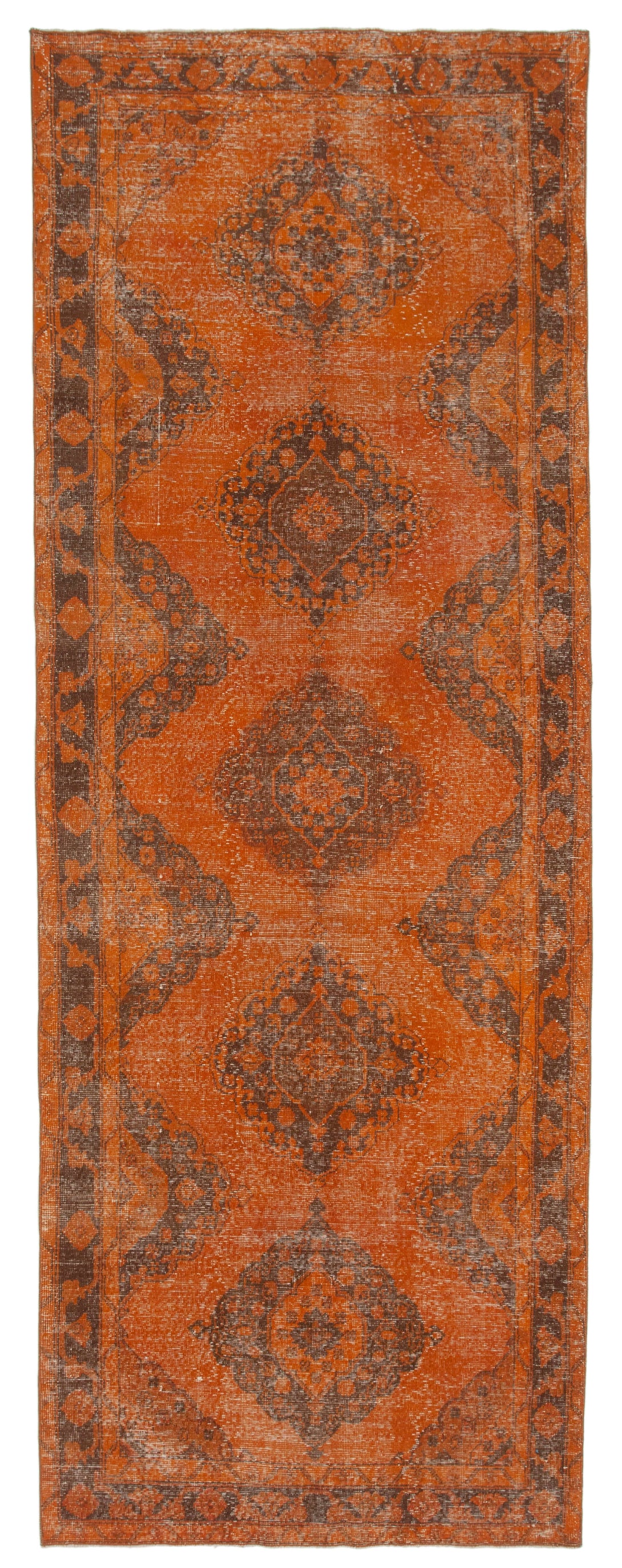 Handmade Overdyed Runner > Design# OL-AC-2515 > Size: 4'-7" x 12'-6", Carpet Culture Rugs, Handmade Rugs, NYC Rugs, New Rugs, Shop Rugs, Rug Store, Outlet Rugs, SoHo Rugs, Rugs in USA