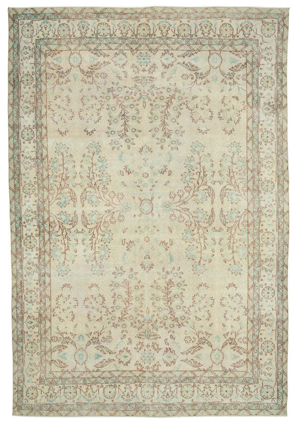 Handmade White Wash Area Rug > Design# OL-AC-25167 > Size: 6'-10" x 9'-11", Carpet Culture Rugs, Handmade Rugs, NYC Rugs, New Rugs, Shop Rugs, Rug Store, Outlet Rugs, SoHo Rugs, Rugs in USA