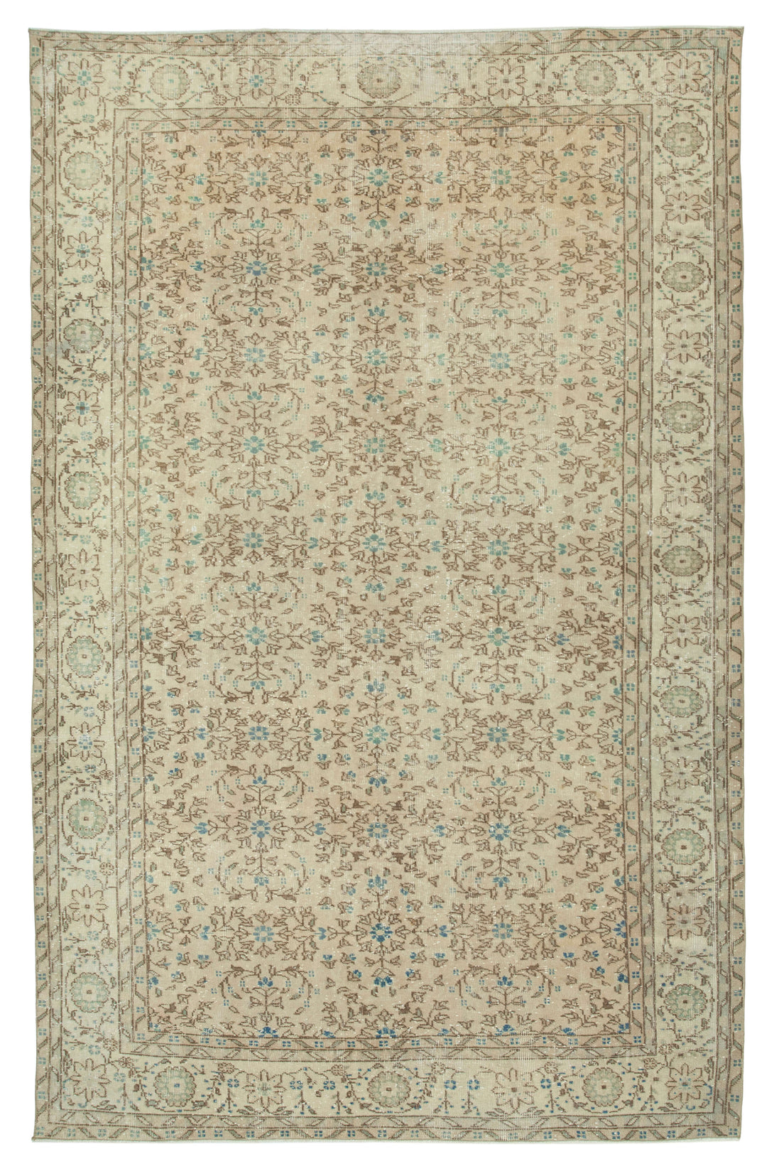 Handmade White Wash Area Rug > Design# OL-AC-25168 > Size: 6'-9" x 10'-2", Carpet Culture Rugs, Handmade Rugs, NYC Rugs, New Rugs, Shop Rugs, Rug Store, Outlet Rugs, SoHo Rugs, Rugs in USA