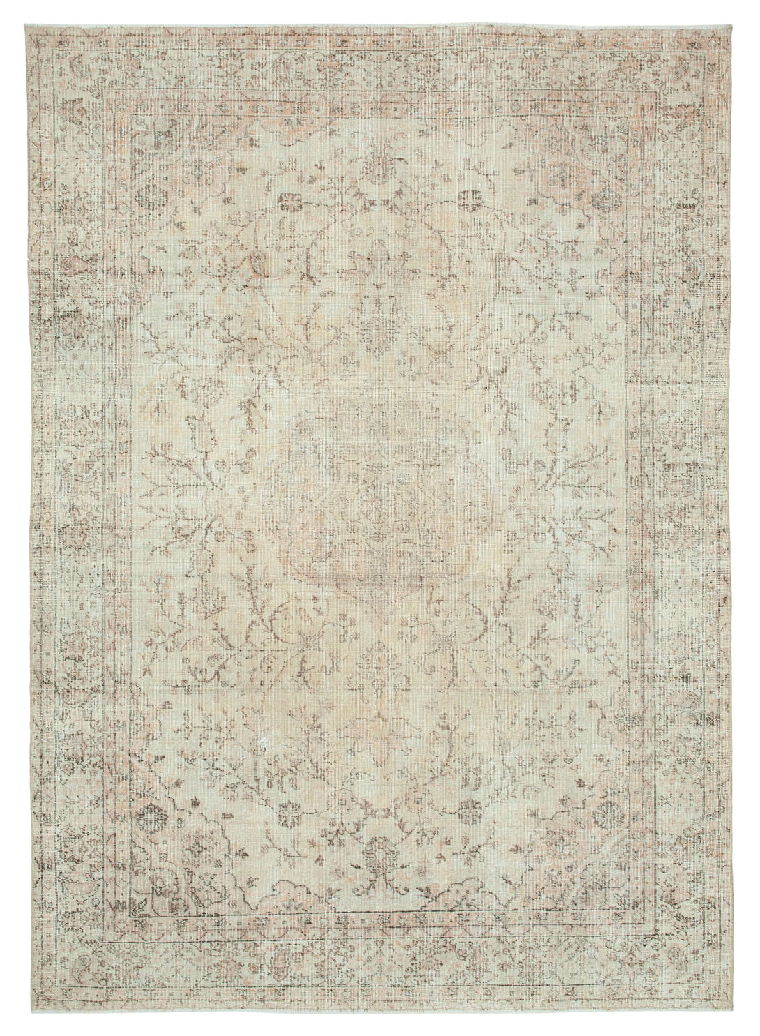 Handmade White Wash Area Rug > Design# OL-AC-25185 > Size: 6'-10" x 9'-7", Carpet Culture Rugs, Handmade Rugs, NYC Rugs, New Rugs, Shop Rugs, Rug Store, Outlet Rugs, SoHo Rugs, Rugs in USA