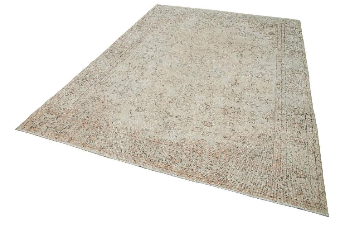 Handmade White Wash Area Rug > Design# OL-AC-25185 > Size: 6'-10" x 9'-7", Carpet Culture Rugs, Handmade Rugs, NYC Rugs, New Rugs, Shop Rugs, Rug Store, Outlet Rugs, SoHo Rugs, Rugs in USA