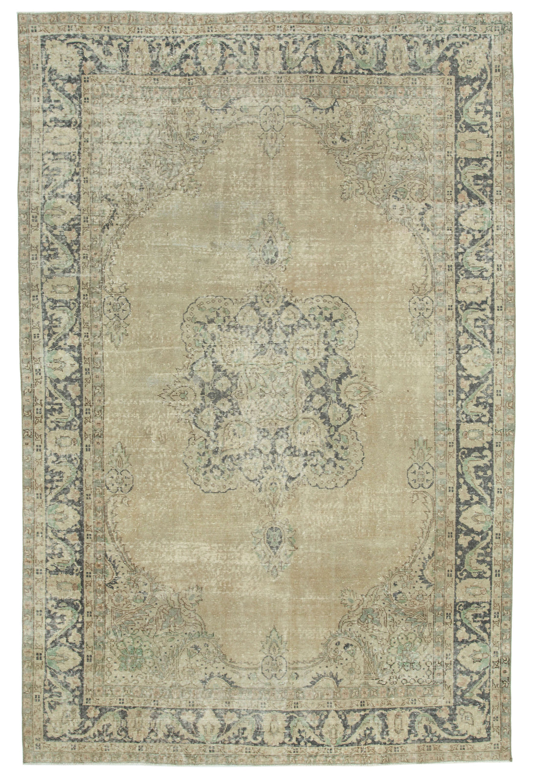 Handmade White Wash Area Rug > Design# OL-AC-25188 > Size: 6'-9" x 10'-2", Carpet Culture Rugs, Handmade Rugs, NYC Rugs, New Rugs, Shop Rugs, Rug Store, Outlet Rugs, SoHo Rugs, Rugs in USA