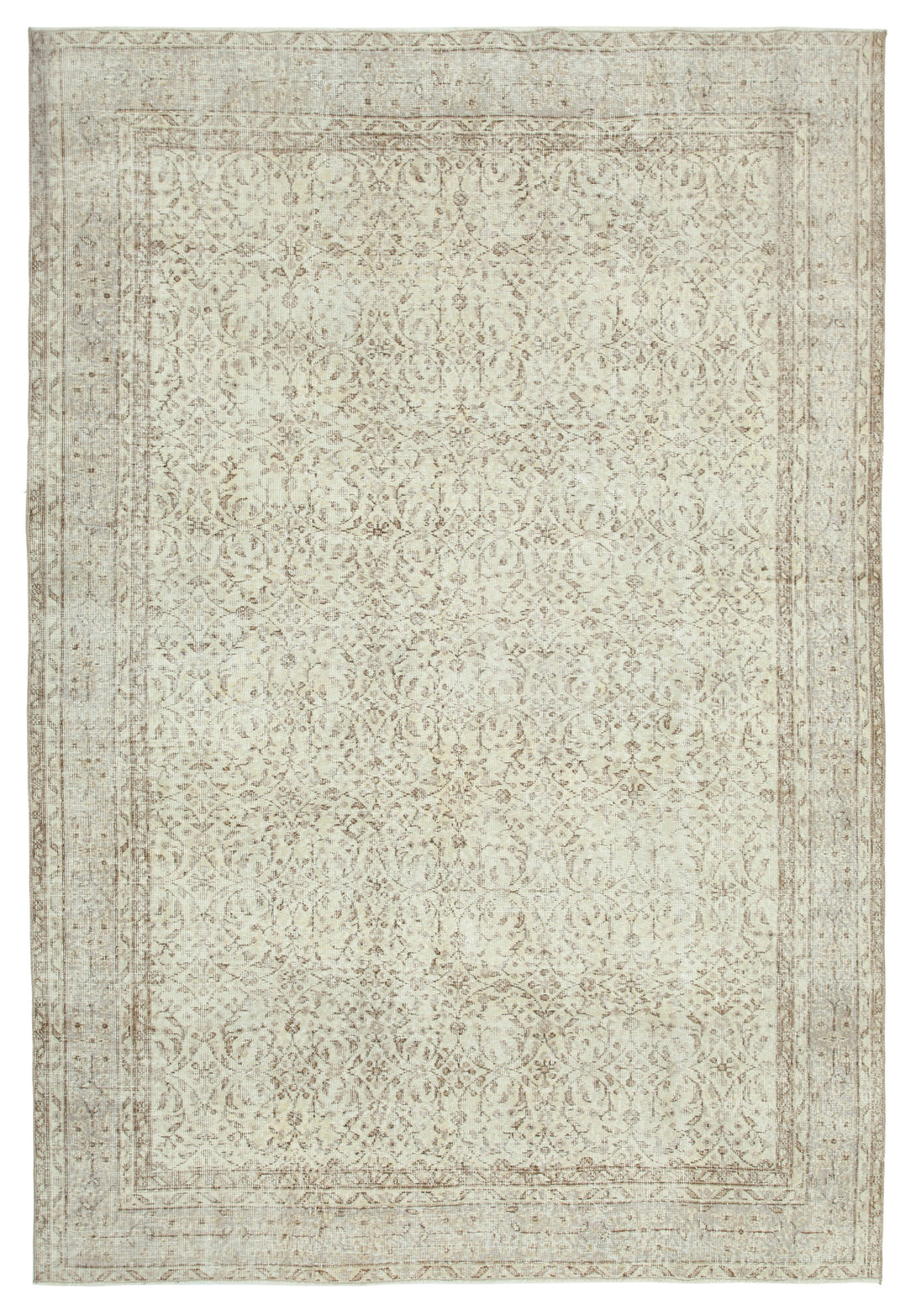 Handmade White Wash Area Rug > Design# OL-AC-25278 > Size: 6'-11" x 9'-11", Carpet Culture Rugs, Handmade Rugs, NYC Rugs, New Rugs, Shop Rugs, Rug Store, Outlet Rugs, SoHo Rugs, Rugs in USA