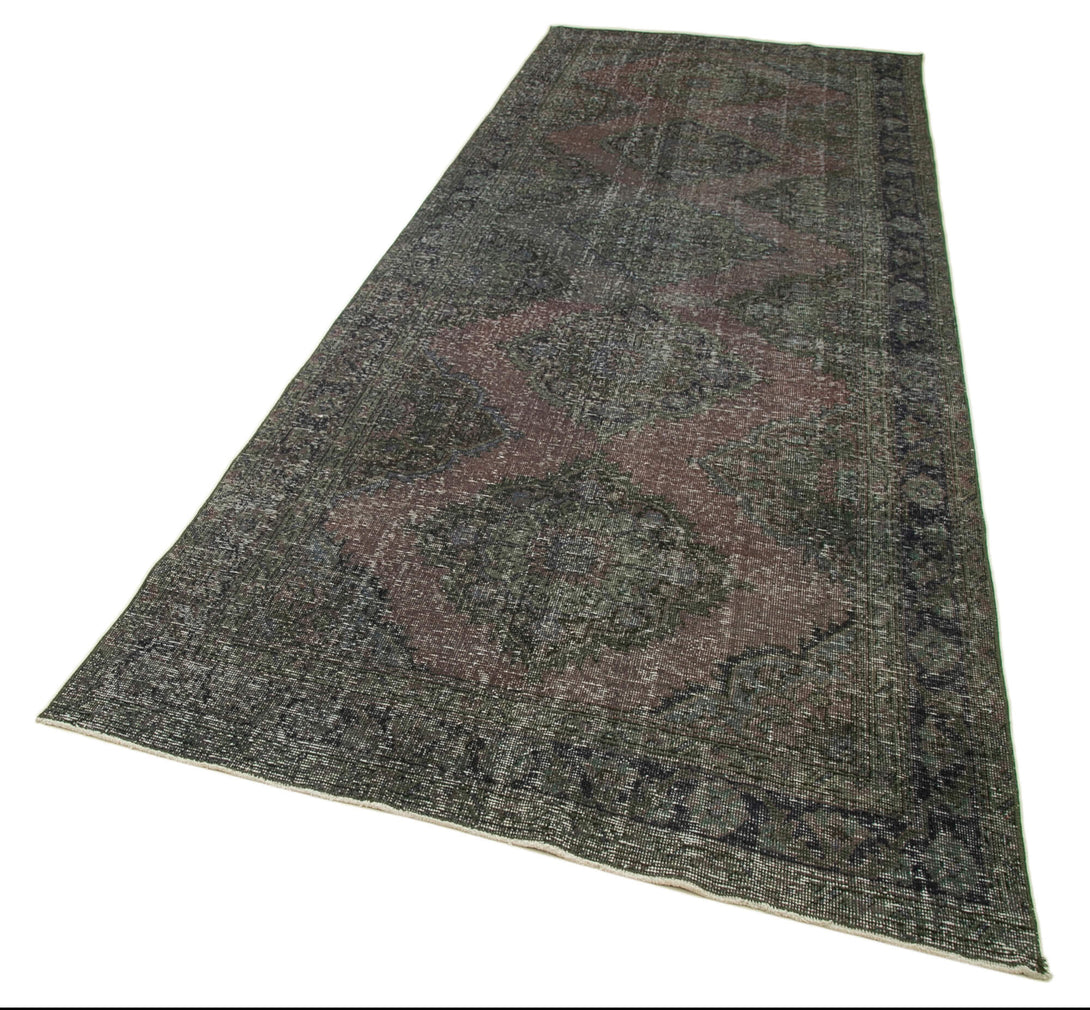 Handmade Overdyed Runner > Design# OL-AC-2538 > Size: 4'-7" x 12'-4", Carpet Culture Rugs, Handmade Rugs, NYC Rugs, New Rugs, Shop Rugs, Rug Store, Outlet Rugs, SoHo Rugs, Rugs in USA