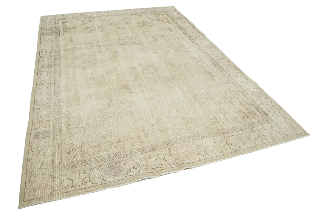 Handmade White Wash Area Rug > Design# OL-AC-25412 > Size: 6'-11" x 10'-2", Carpet Culture Rugs, Handmade Rugs, NYC Rugs, New Rugs, Shop Rugs, Rug Store, Outlet Rugs, SoHo Rugs, Rugs in USA