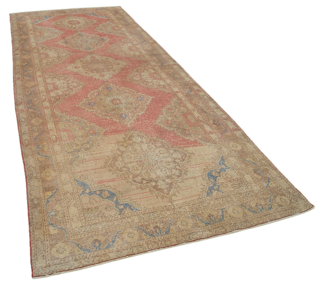 Handmade Vintage Runner > Design# OL-AC-28674 > Size: 4'-11" x 12'-7", Carpet Culture Rugs, Handmade Rugs, NYC Rugs, New Rugs, Shop Rugs, Rug Store, Outlet Rugs, SoHo Rugs, Rugs in USA