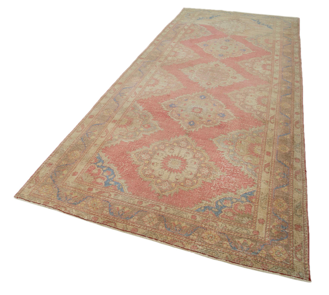 Handmade Vintage Runner > Design# OL-AC-28674 > Size: 4'-11" x 12'-7", Carpet Culture Rugs, Handmade Rugs, NYC Rugs, New Rugs, Shop Rugs, Rug Store, Outlet Rugs, SoHo Rugs, Rugs in USA