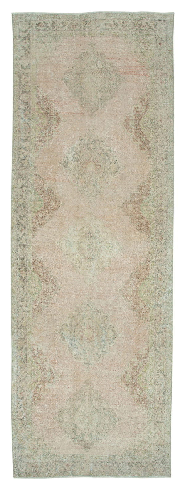 Handmade Vintage Runner > Design# OL-AC-28676 > Size: 4'-6" x 13'-3", Carpet Culture Rugs, Handmade Rugs, NYC Rugs, New Rugs, Shop Rugs, Rug Store, Outlet Rugs, SoHo Rugs, Rugs in USA