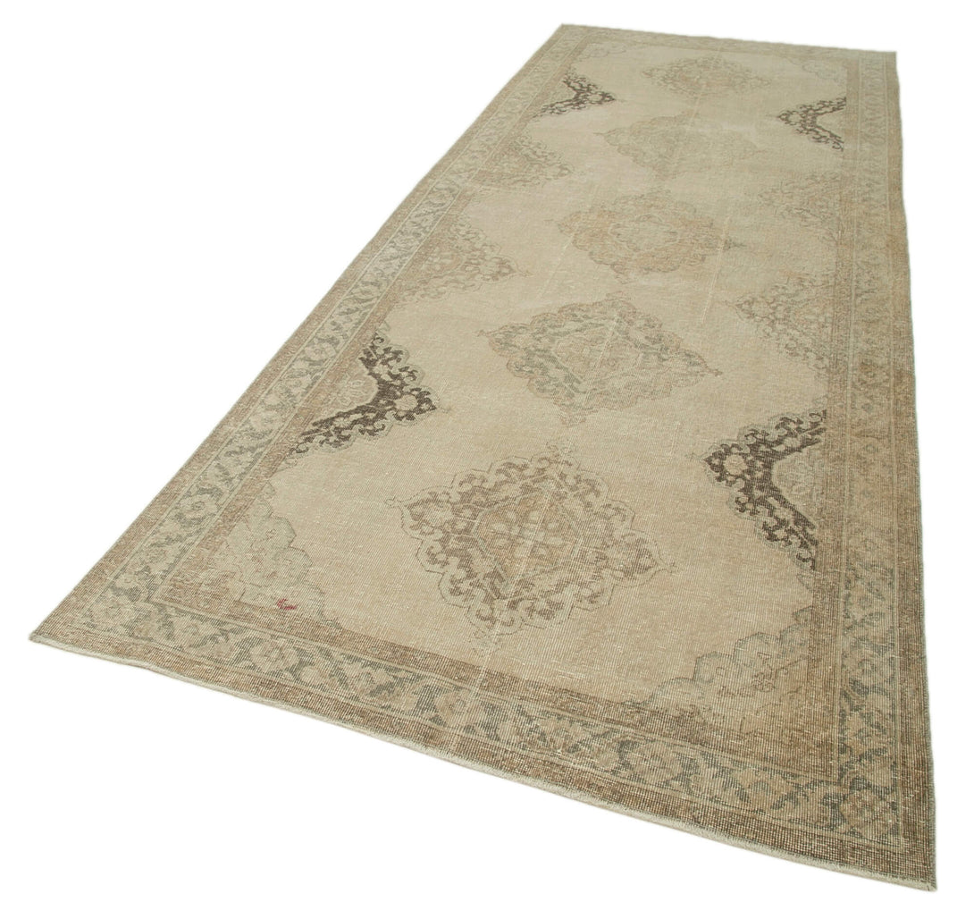 Handmade Vintage Runner > Design# OL-AC-28692 > Size: 4'-7" x 12'-2", Carpet Culture Rugs, Handmade Rugs, NYC Rugs, New Rugs, Shop Rugs, Rug Store, Outlet Rugs, SoHo Rugs, Rugs in USA