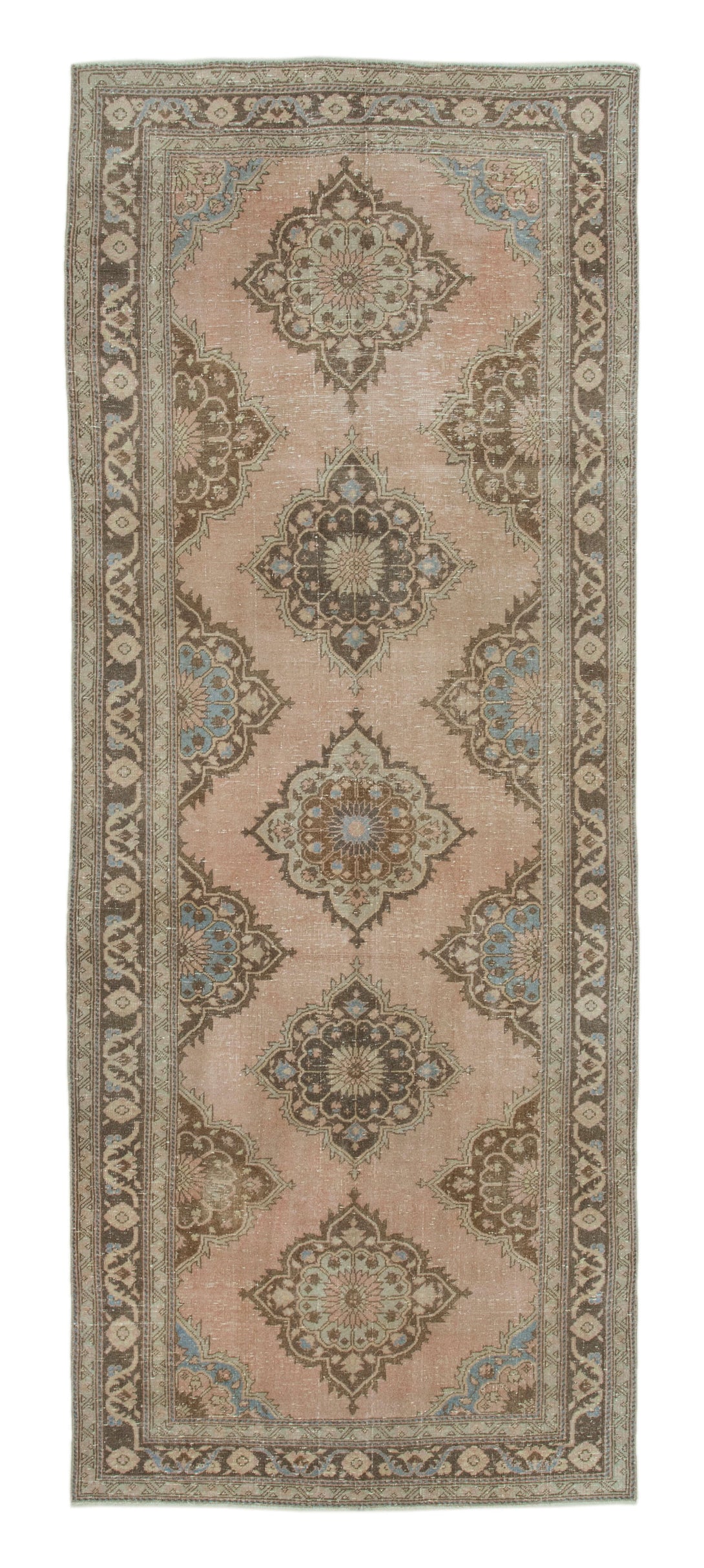 Handmade Vintage Runner > Design# OL-AC-28693 > Size: 4'-9" x 12'-3", Carpet Culture Rugs, Handmade Rugs, NYC Rugs, New Rugs, Shop Rugs, Rug Store, Outlet Rugs, SoHo Rugs, Rugs in USA