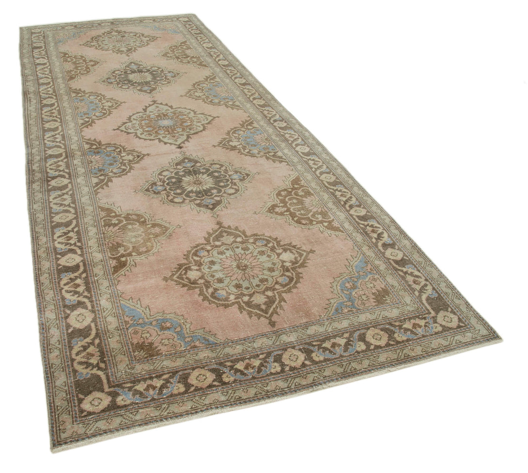 Handmade Vintage Runner > Design# OL-AC-28693 > Size: 4'-9" x 12'-3", Carpet Culture Rugs, Handmade Rugs, NYC Rugs, New Rugs, Shop Rugs, Rug Store, Outlet Rugs, SoHo Rugs, Rugs in USA
