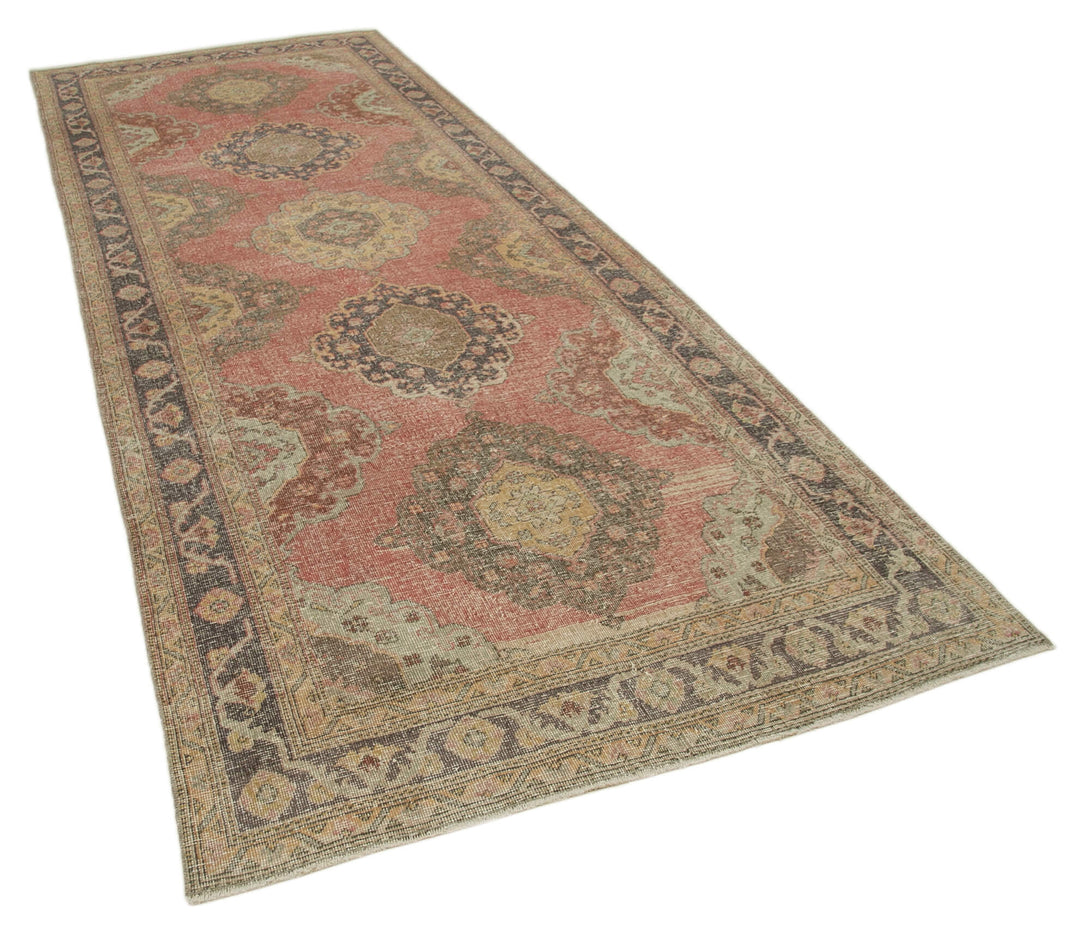 Handmade Vintage Runner > Design# OL-AC-28702 > Size: 4'-9" x 12'-5", Carpet Culture Rugs, Handmade Rugs, NYC Rugs, New Rugs, Shop Rugs, Rug Store, Outlet Rugs, SoHo Rugs, Rugs in USA