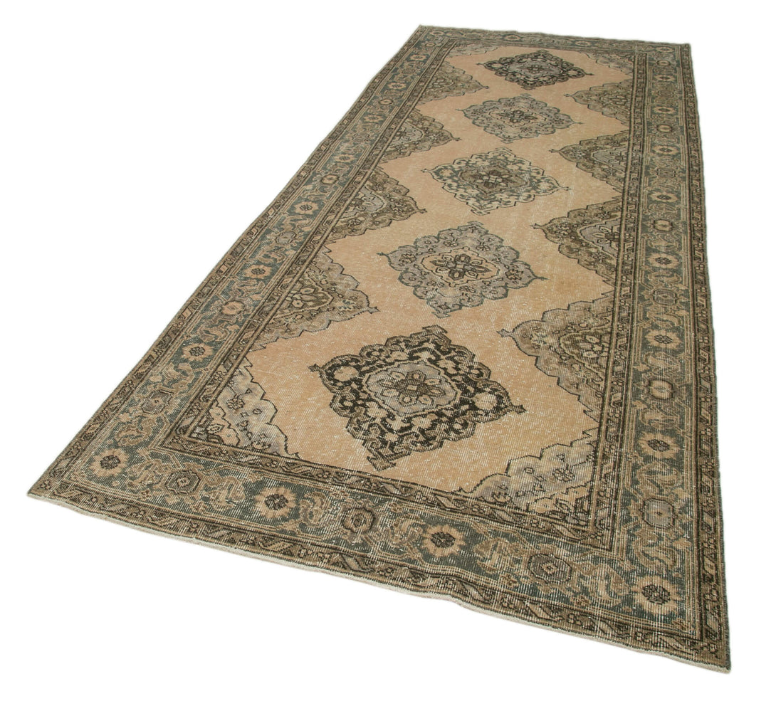 Handmade Vintage Runner > Design# OL-AC-28707 > Size: 4'-9" x 12'-0", Carpet Culture Rugs, Handmade Rugs, NYC Rugs, New Rugs, Shop Rugs, Rug Store, Outlet Rugs, SoHo Rugs, Rugs in USA