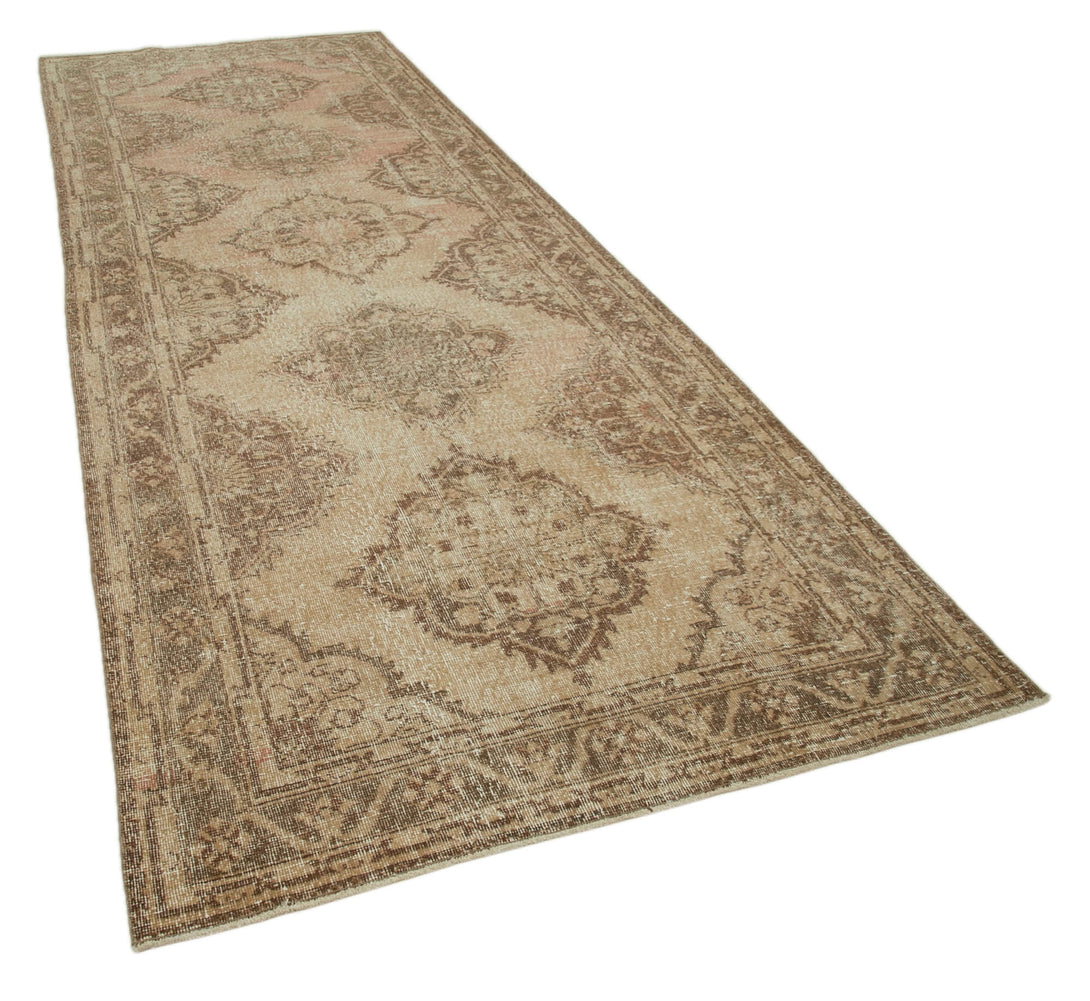 Handmade Vintage Runner > Design# OL-AC-28708 > Size: 4'-9" x 12'-4", Carpet Culture Rugs, Handmade Rugs, NYC Rugs, New Rugs, Shop Rugs, Rug Store, Outlet Rugs, SoHo Rugs, Rugs in USA