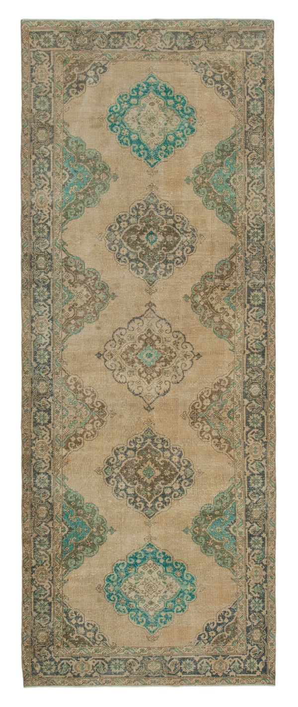 Handmade Vintage Runner > Design# OL-AC-28710 > Size: 4'-10" x 12'-10", Carpet Culture Rugs, Handmade Rugs, NYC Rugs, New Rugs, Shop Rugs, Rug Store, Outlet Rugs, SoHo Rugs, Rugs in USA