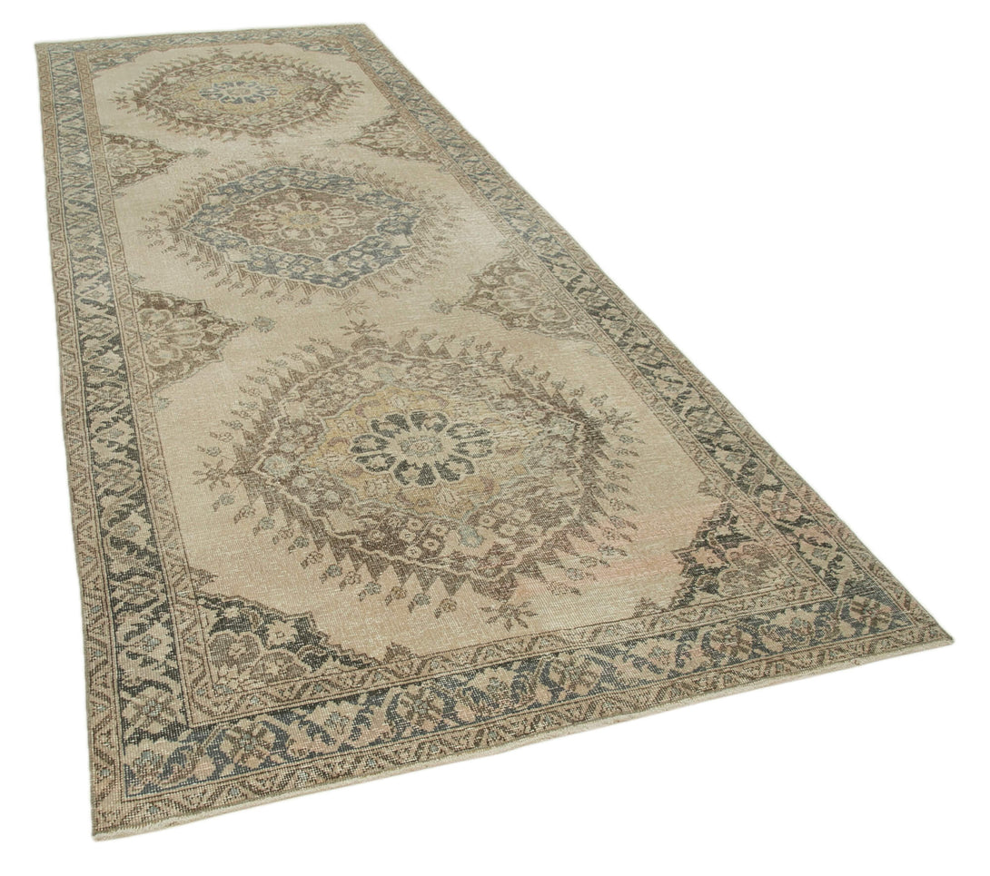 Handmade Vintage Runner > Design# OL-AC-28722 > Size: 4'-8" x 12'-5", Carpet Culture Rugs, Handmade Rugs, NYC Rugs, New Rugs, Shop Rugs, Rug Store, Outlet Rugs, SoHo Rugs, Rugs in USA