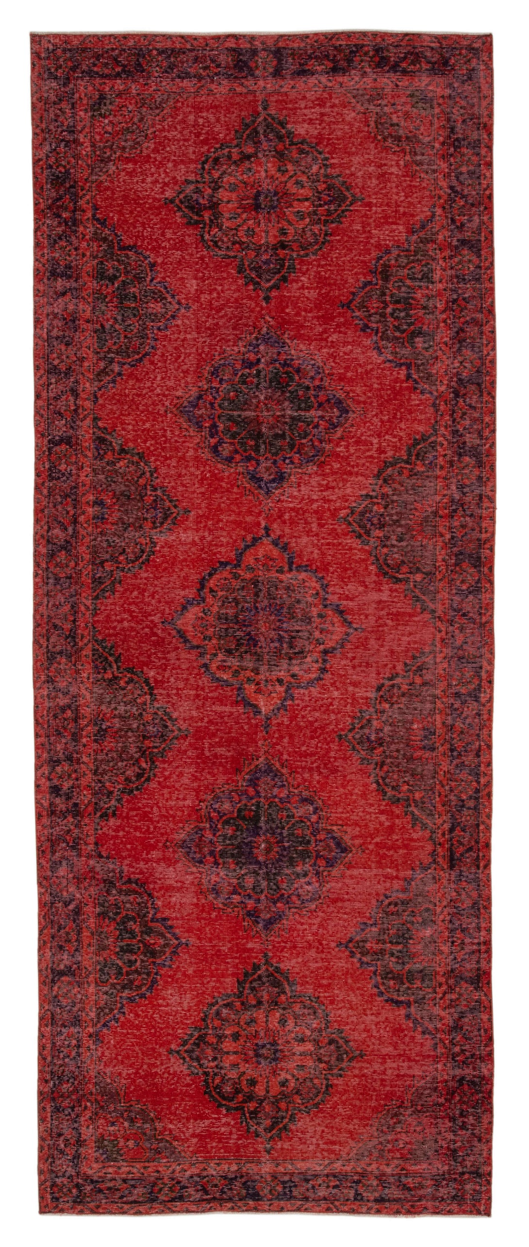 Handmade Overdyed Runner > Design# OL-AC-28728 > Size: 4'-11" x 12'-8", Carpet Culture Rugs, Handmade Rugs, NYC Rugs, New Rugs, Shop Rugs, Rug Store, Outlet Rugs, SoHo Rugs, Rugs in USA